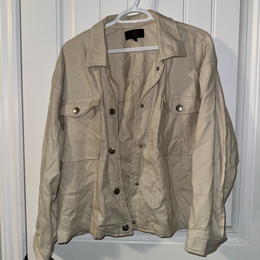 NOBO Men's Light Tan Shirt Jacket